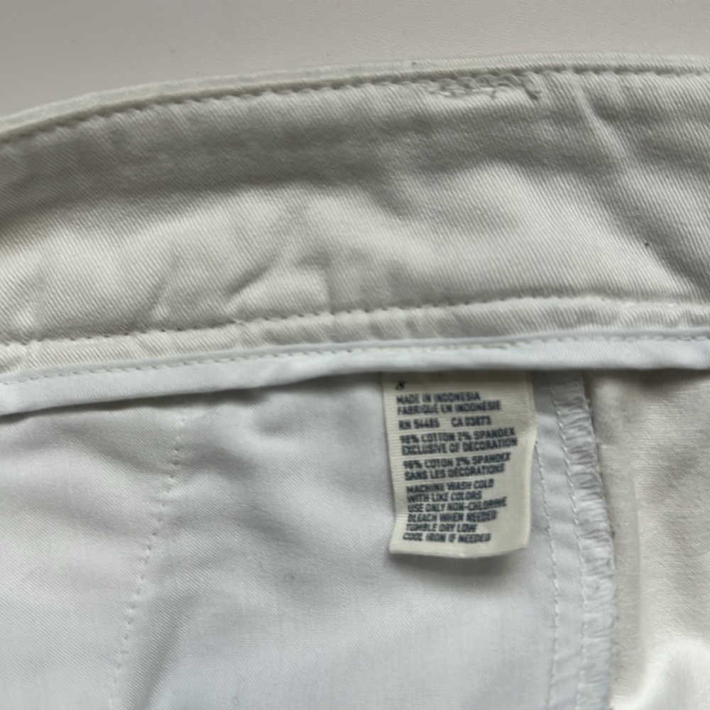 AMERICAN EAGLE OUTFITTERS | Chino Shorts | White  | Size 8 - Picture 11 of 11